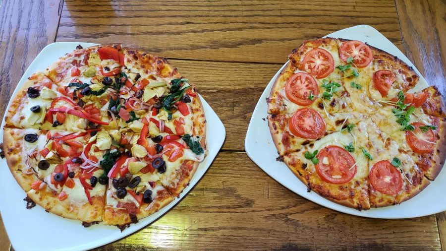 Veggie and Margarita Pizzas from Greens & Proteins