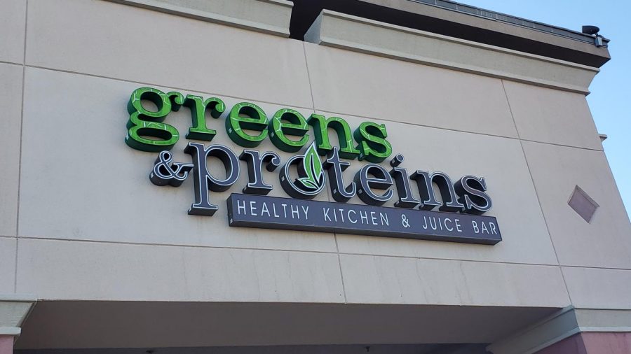 Greens & Proteins Sign