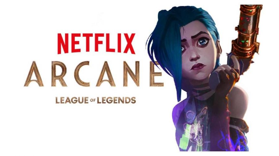 Image from Netflix's promotional materials for Arcane.