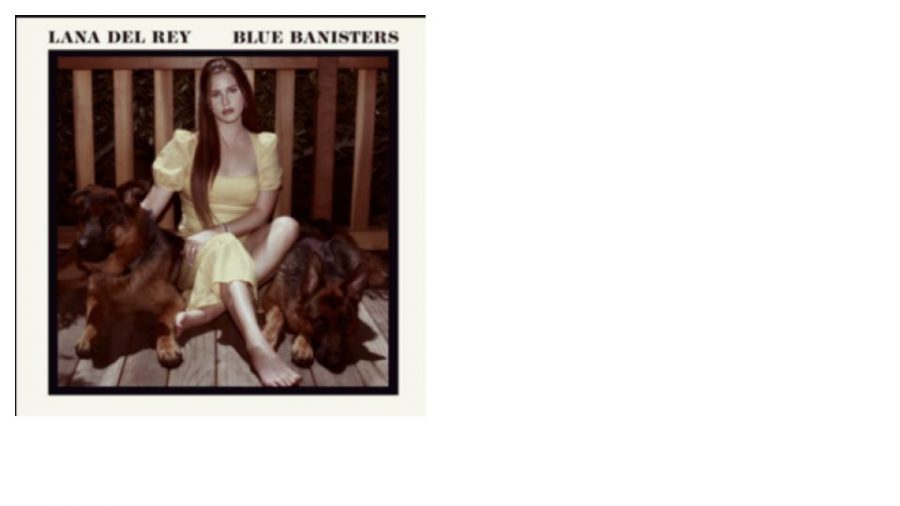 Cover art from Lana Del Reys album Blue Bannisters