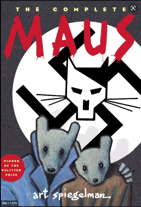 The cover of Art Spiegelmans graphic novel Maus.