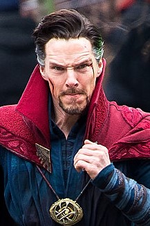 NEW YORK, NEW YORK - APRIL 02:  Actor Benedict Cumberbatch is seen filming "Doctor Strange" on location on April 2, 2016 in New York City.  (Photo by Michael Stewart/GC Images)