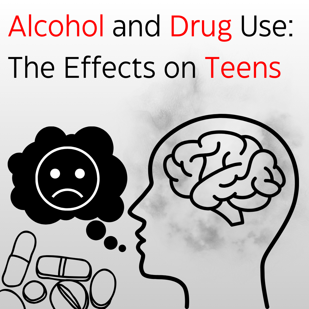 A representation of the long-term effects of drug use on a person. 