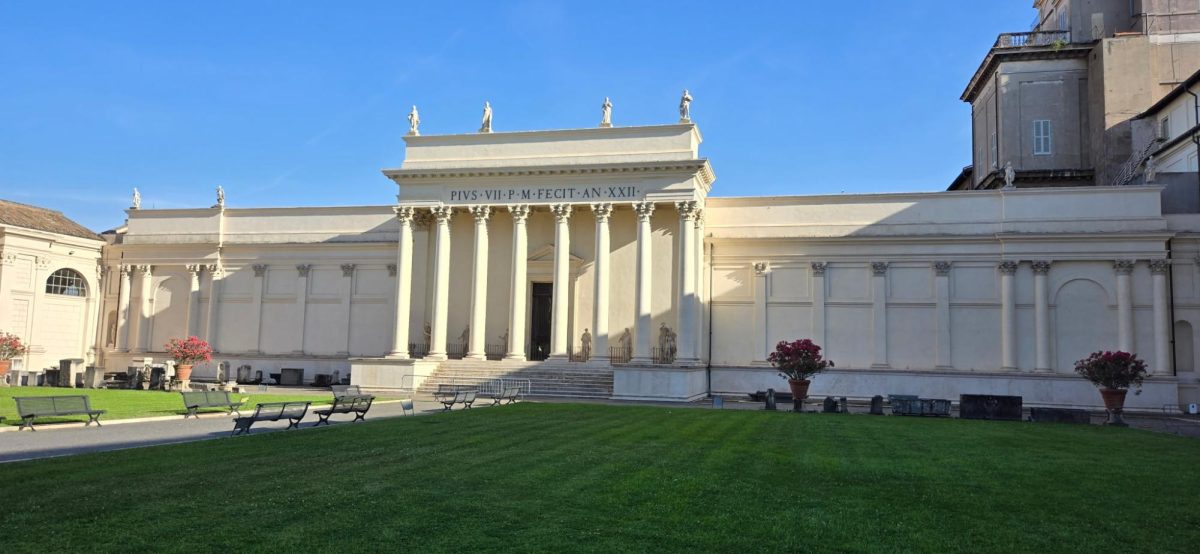 Outside the Vatican Museums