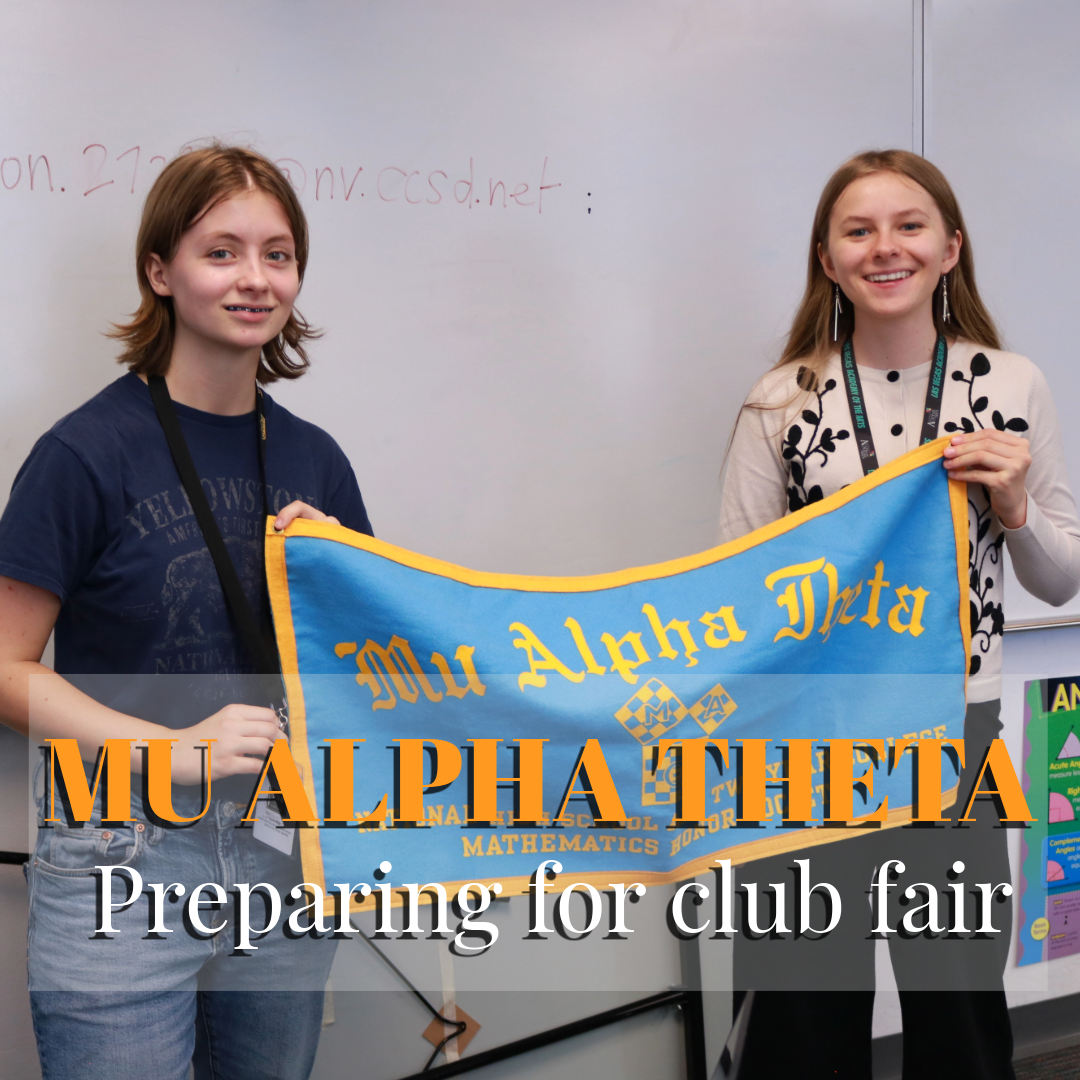 Mu Alpha Theta Preparing for Club Fair: A Photo Essay