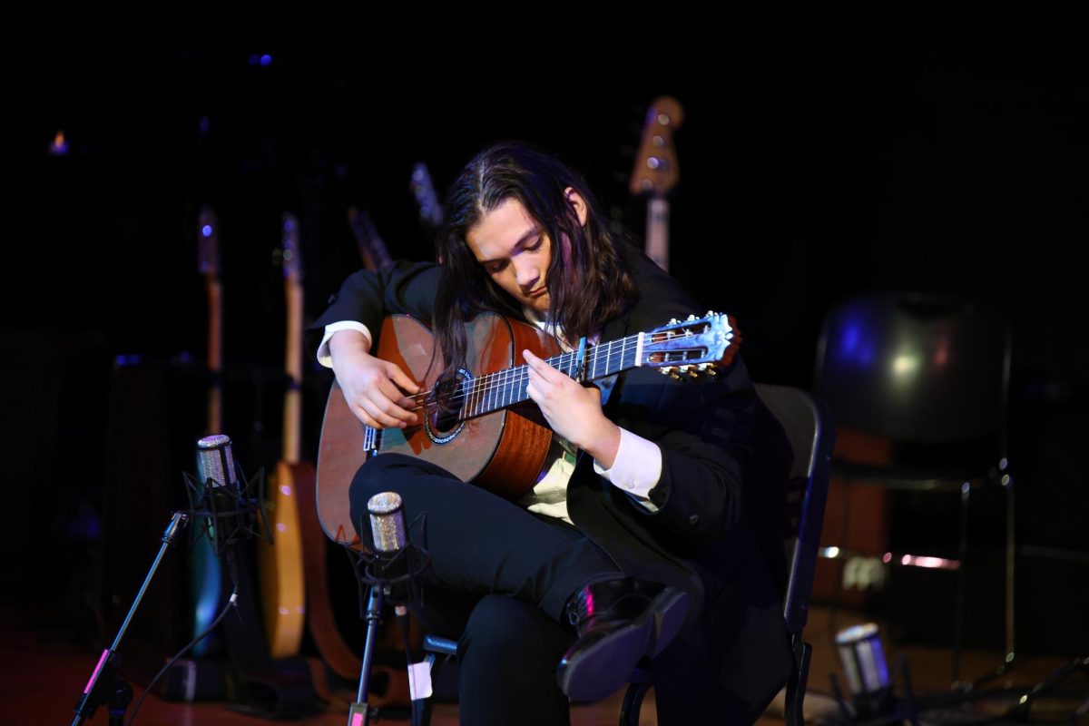 Photo from a previous guitar concert.