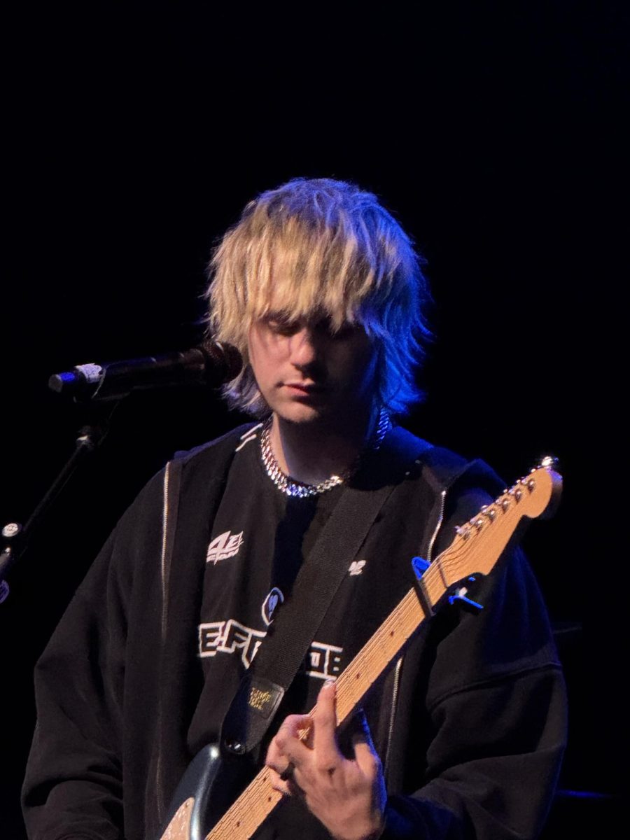 Michael Clifford during the VIP acoustic set.