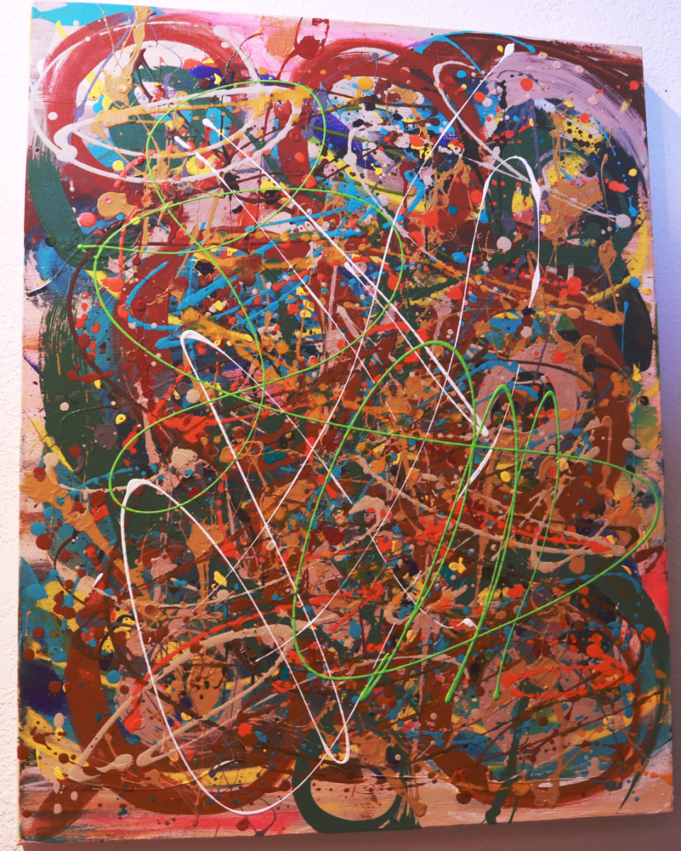 “Untitled” by Dennis Sakelson; acrylic