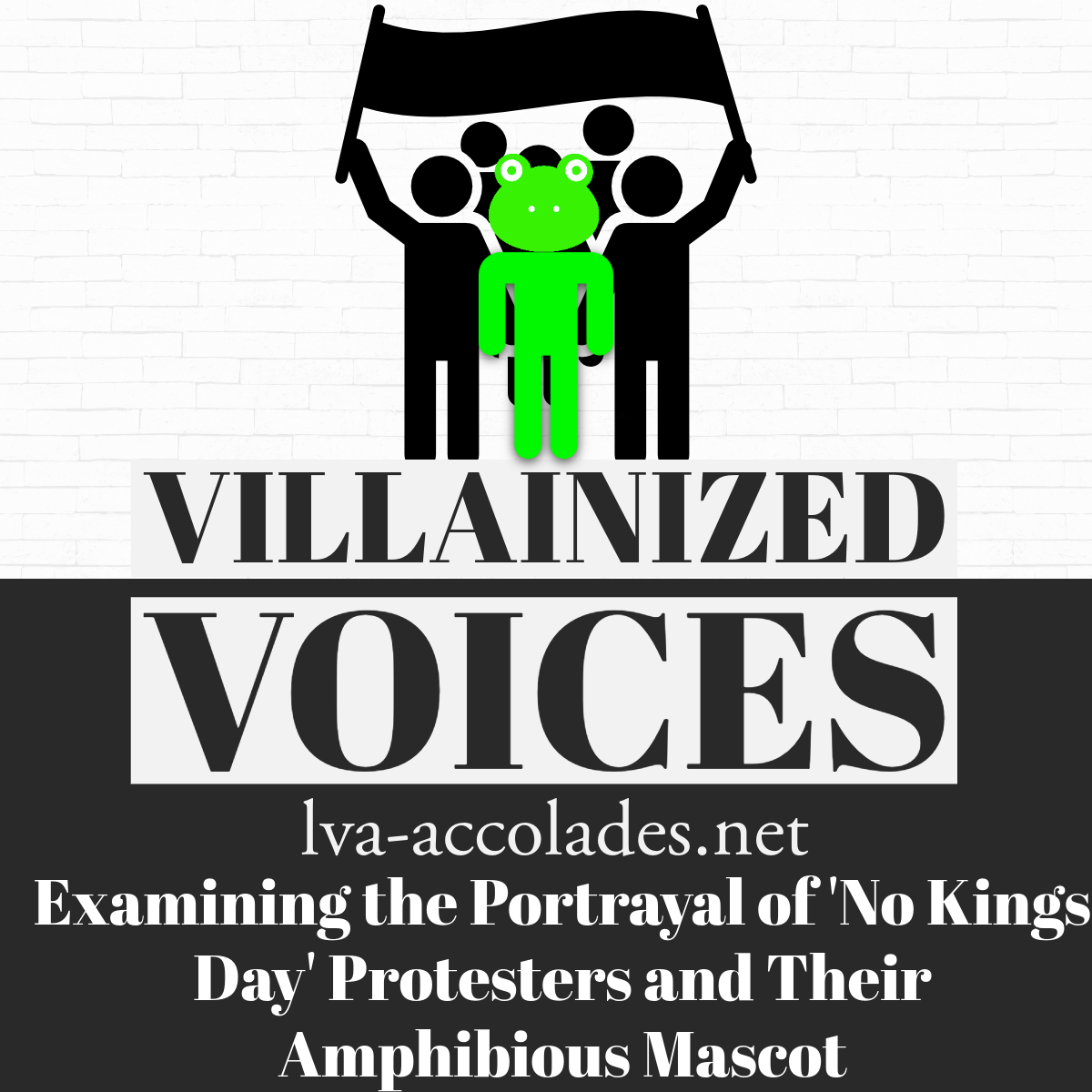 Villainized Voices: Examining the Portrayal of 'No Kings Day' Protesters and Their Amphibious Mascot