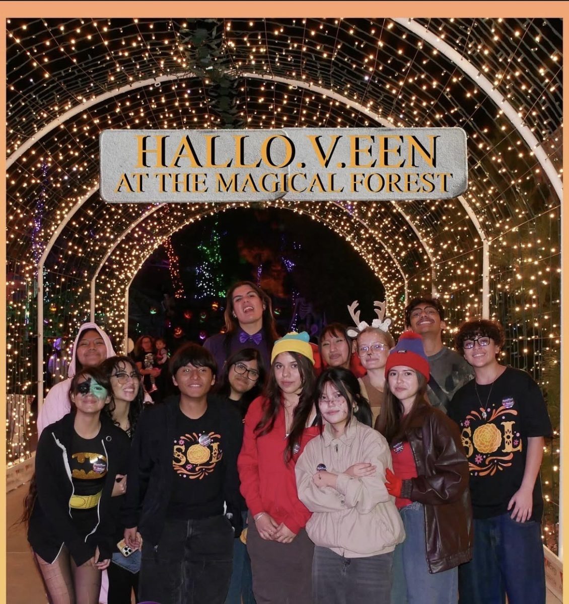 SOL students who helped at HALLO.V.EEN
